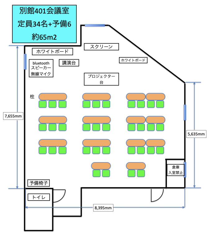 みんなの貸会議室　天神西通り北店別館の会場写真 6